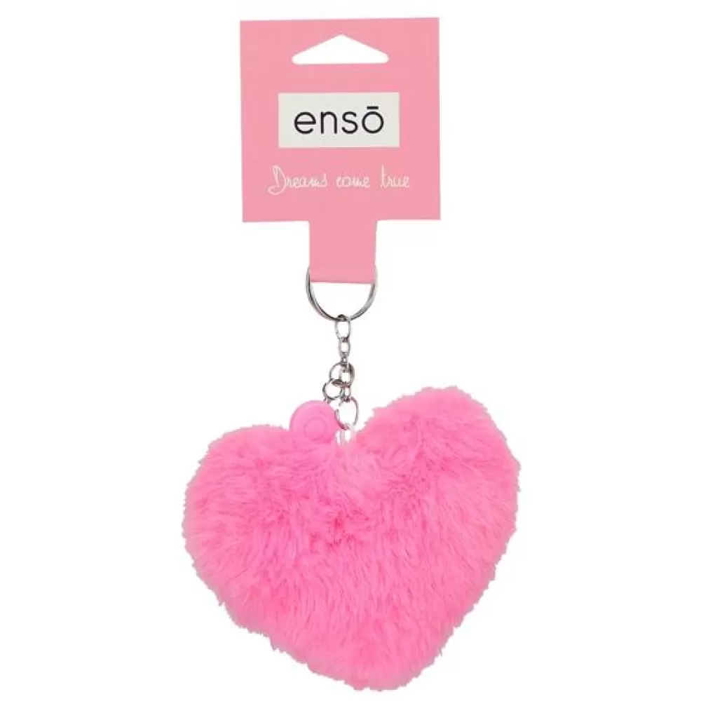 Privezak za ključeve torbu ranac Enso Heart orchid pink 94702