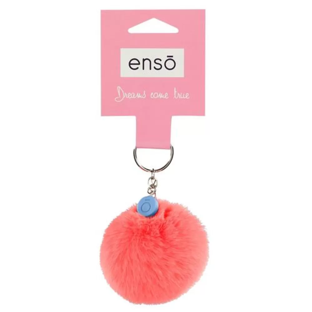 Privezak za ključeve torbu ranac Enso Pompon coral 94702