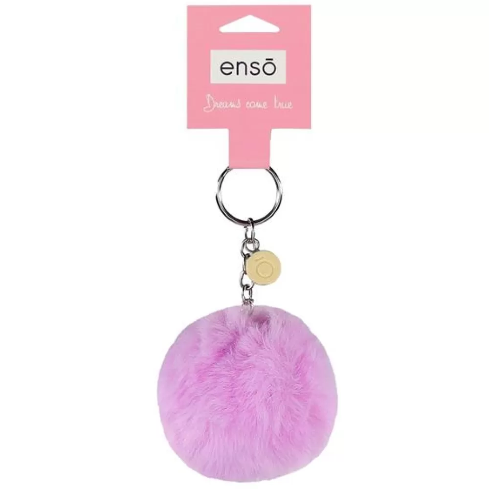 Privezak za ključeve torbu ranac Enso Pompon wild orchid 97402
