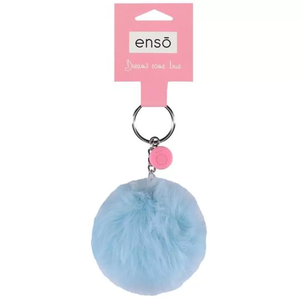 Privezak za ključeve torbu ranac Enso Pompon sky blue 97402