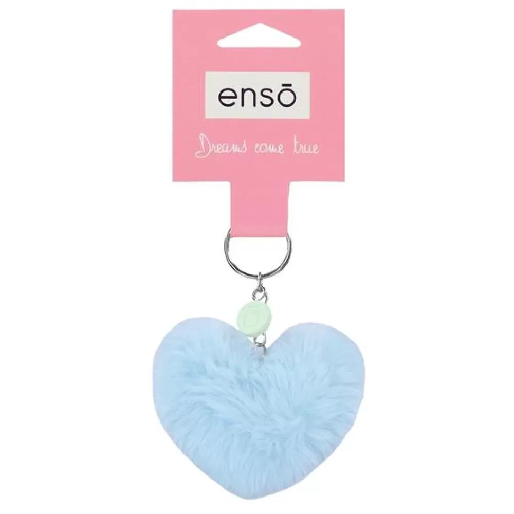 Privezak za ključeve torbu ranac Enso Heart pearl blue 97402