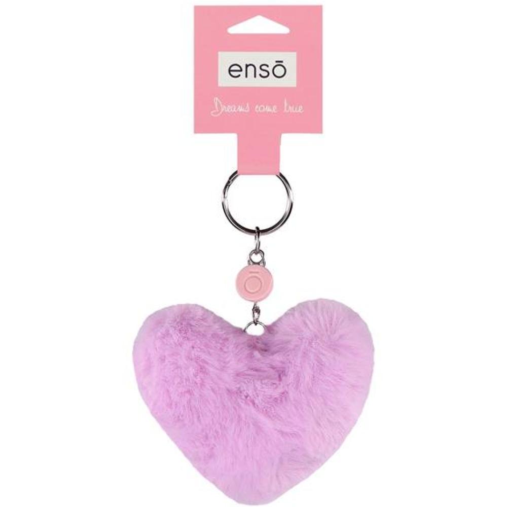 Privezak za ključeve torbu ranac Enso Heart purple 97402