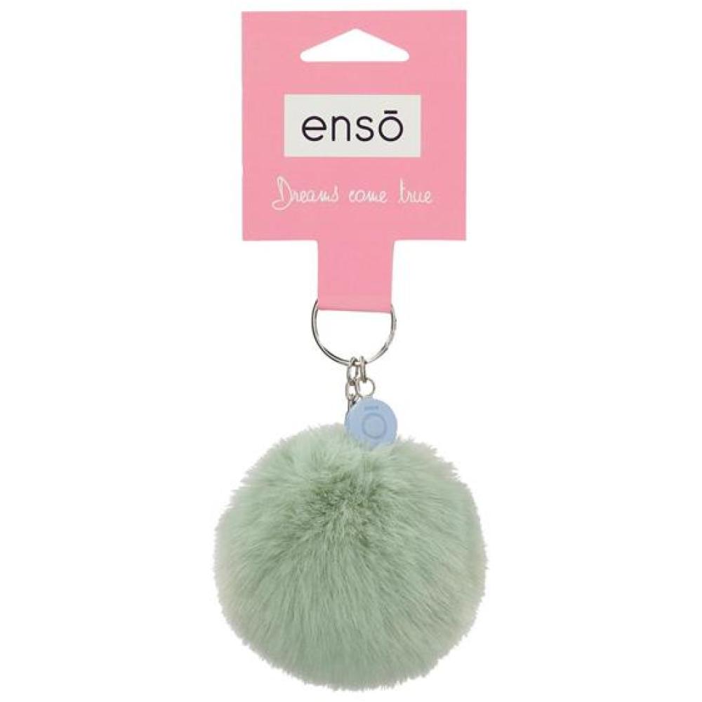 Privezak za ključeve torbu ranac Enso Pompon lime 96102