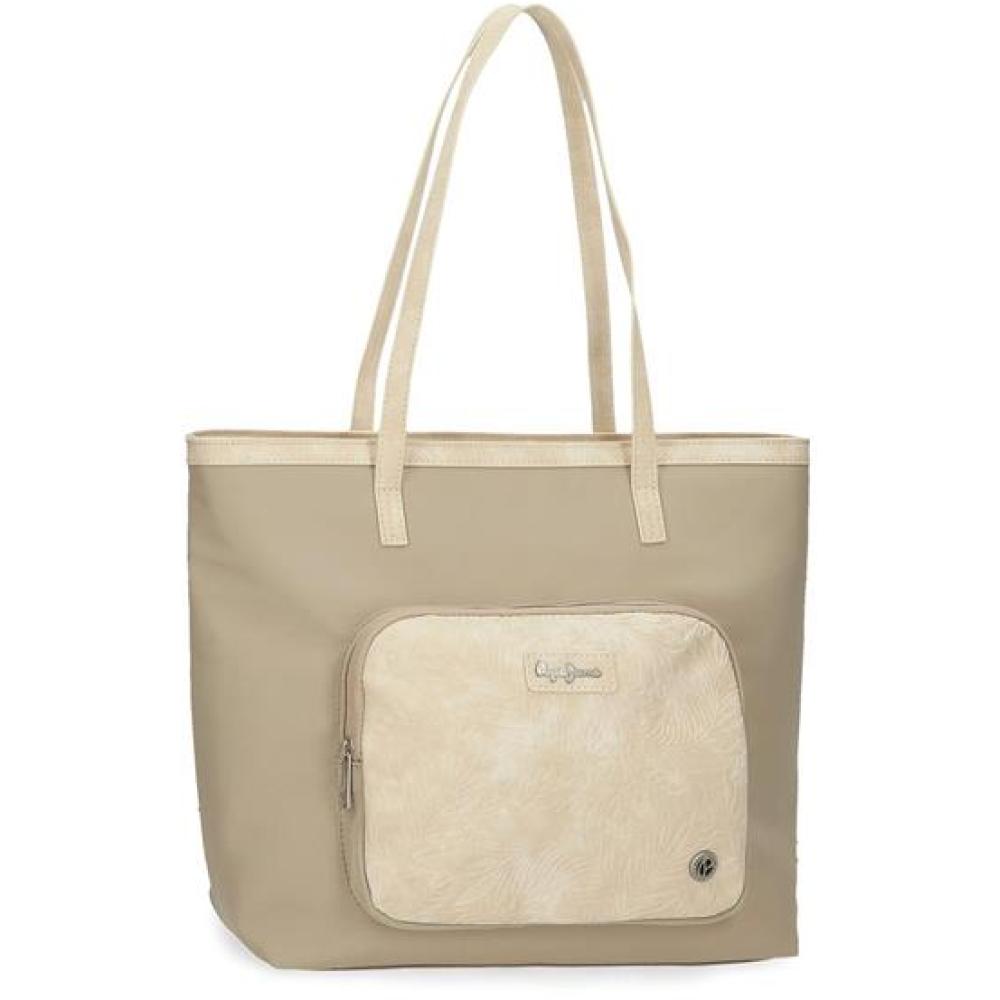 Ženska torba sa pregradom za laptop i tablet Pepe Jeans Jana beige 71475