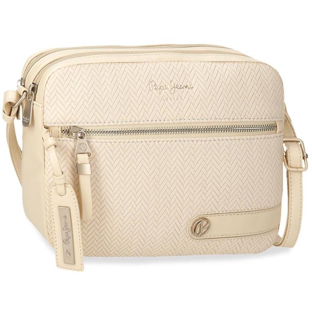 Ženska torbica 24cm Pepe Jeans Sprig beige 79154