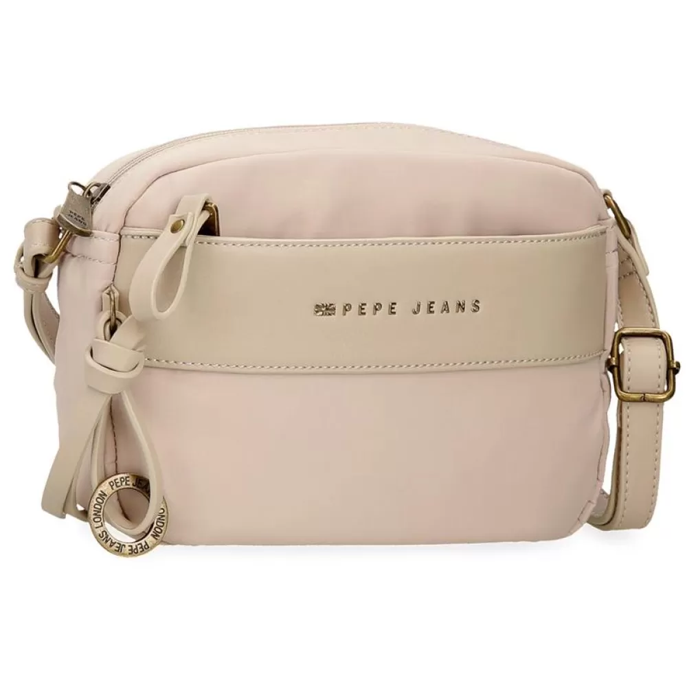 Torbica 21cm na rame Pepe Jeans Morgan beige 79255
