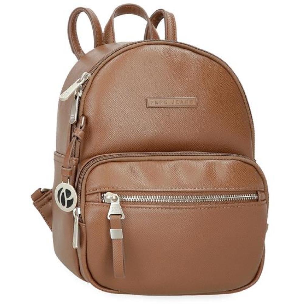 Ženski modni ranac 25cm od eko kože PJL Elia brown 79420 - Image 1