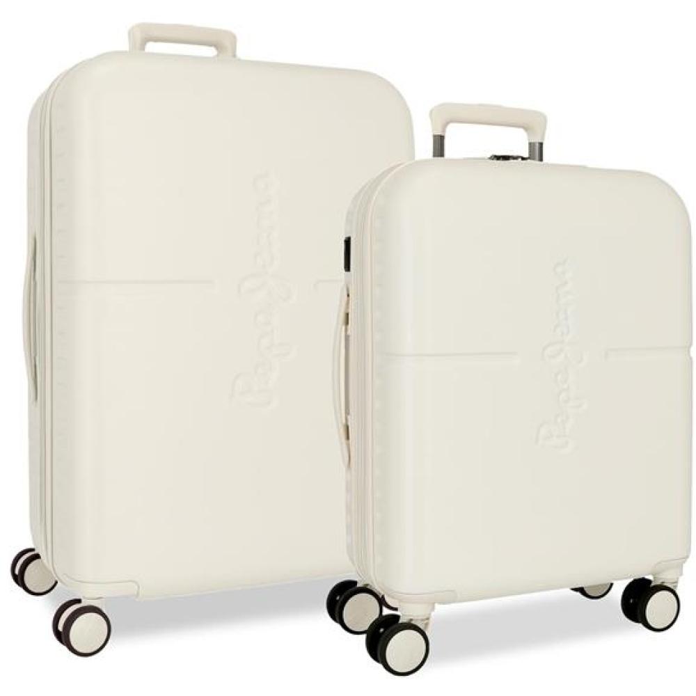 Putni koferi 70cm i 55cm Pepe Jeans Highlight white 76889