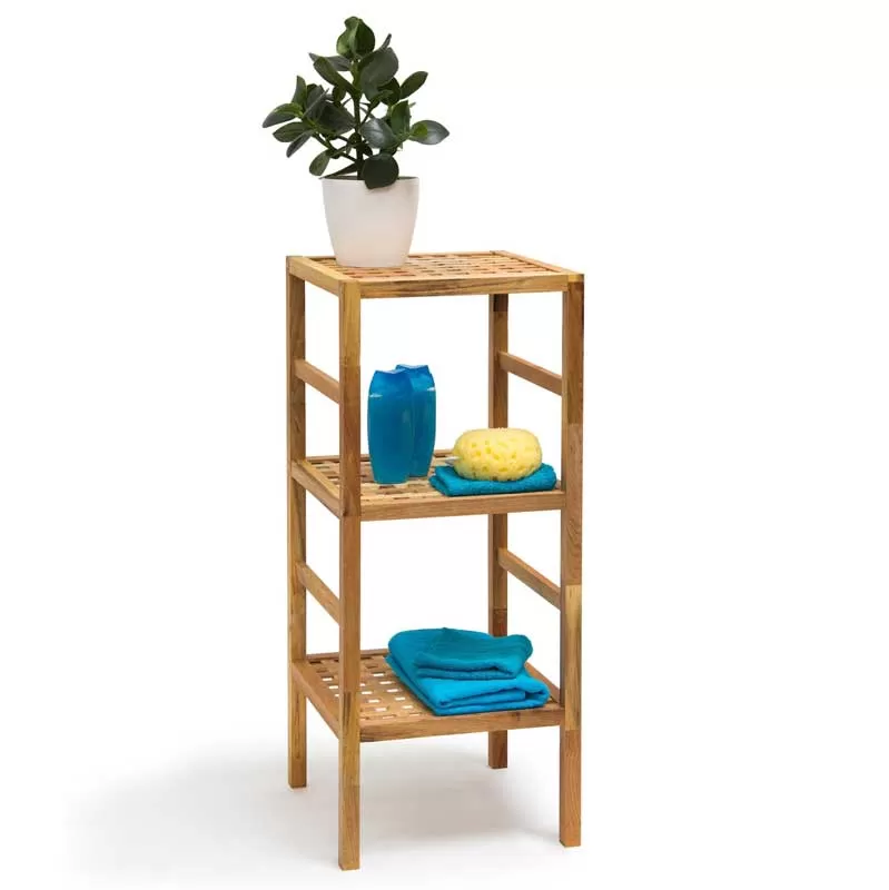 Polica od orahovog drveta sa 3 nivoa Nancy 3