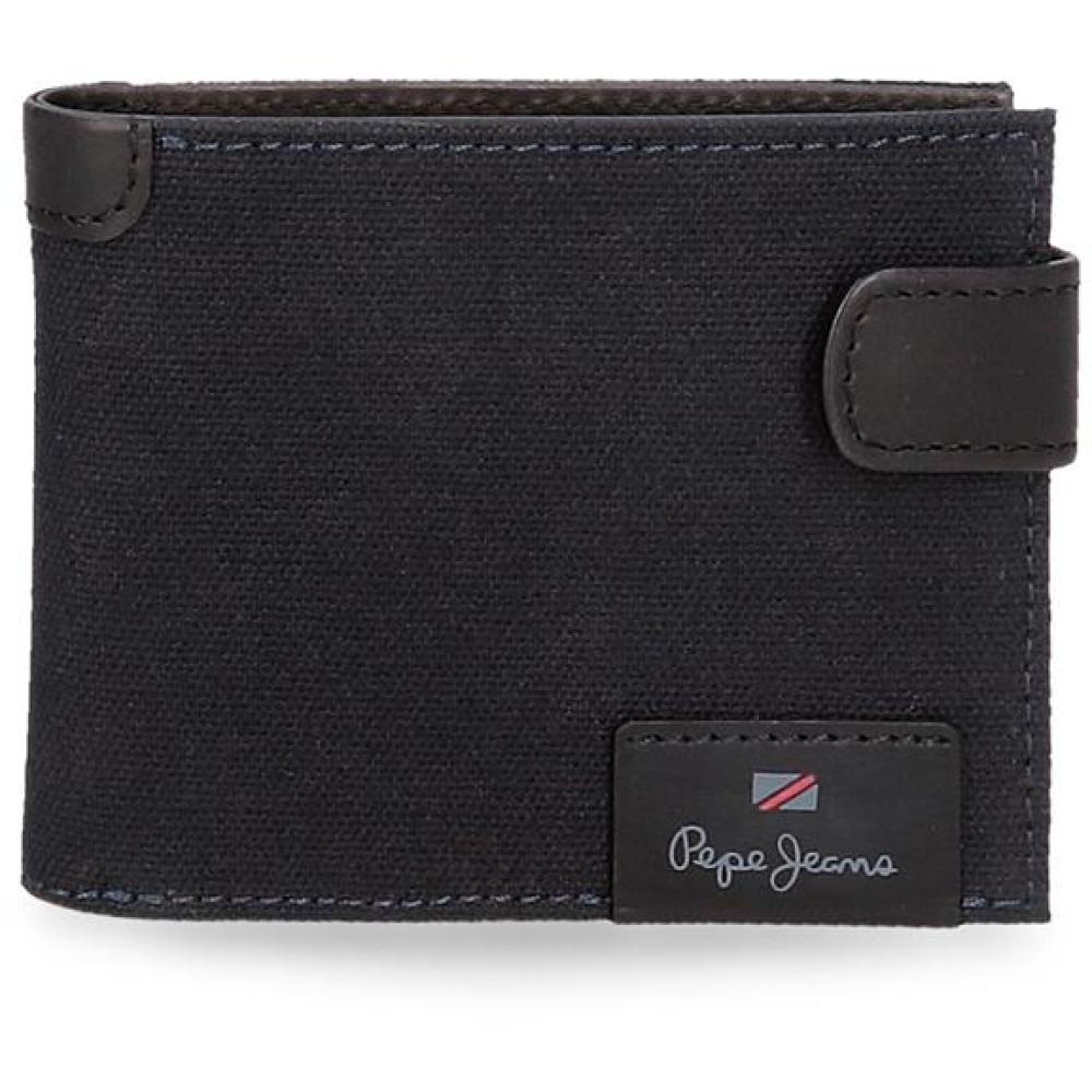 Kožni novčanik za muškarce 11cm PJL Hilltop teget 74133