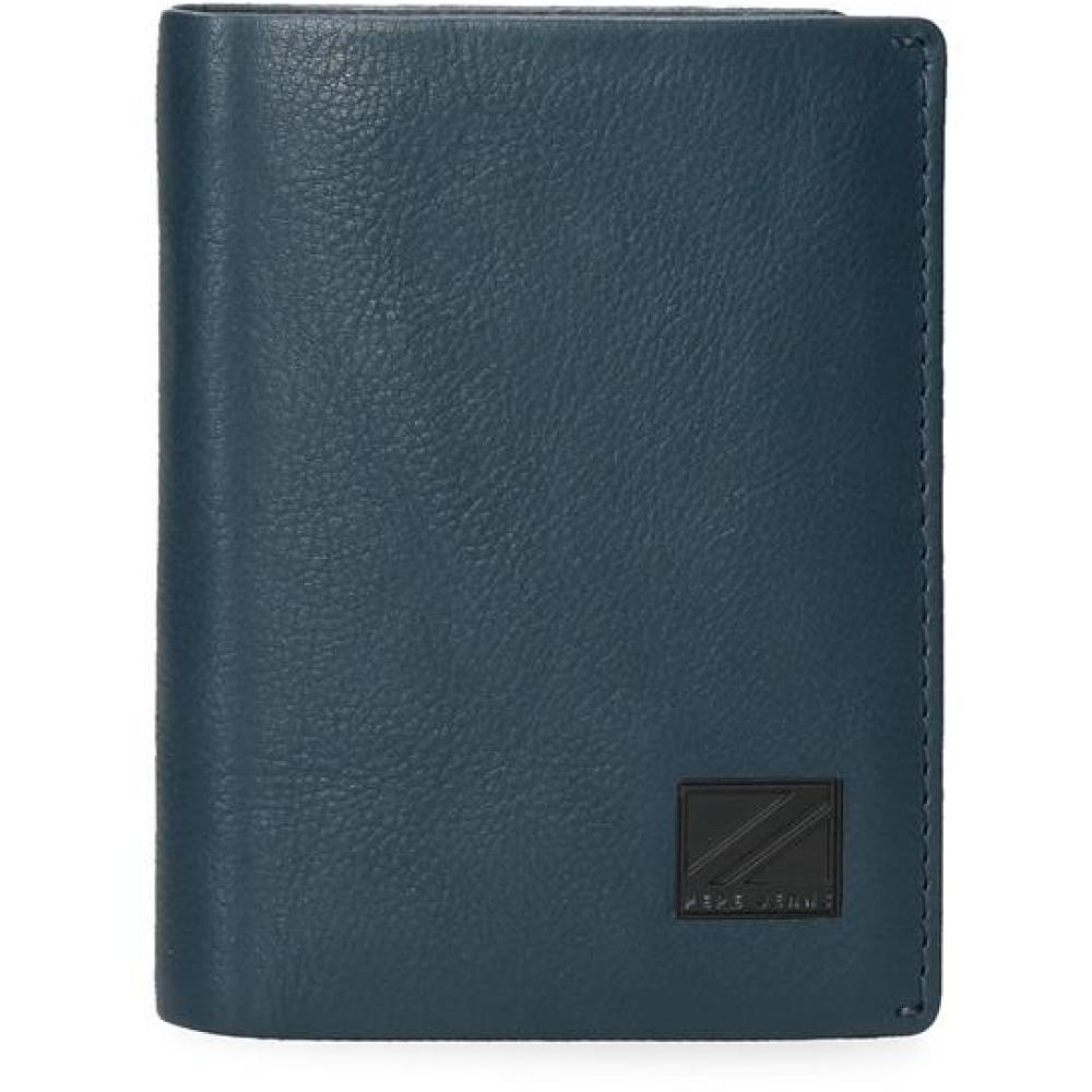 Kožni novčanik za muškarce PJL Chief blue 73911