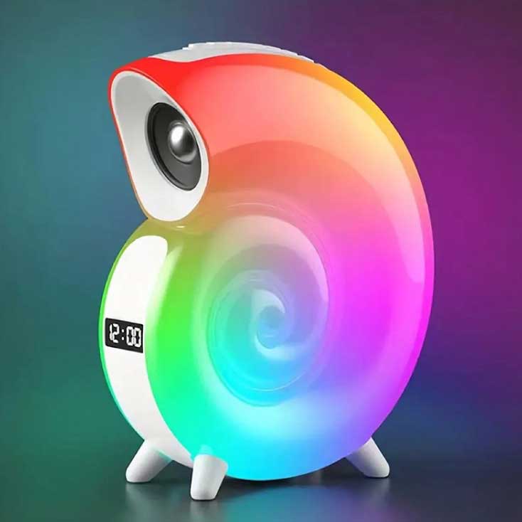 Bluetooth zvučnik 5W sa RGB svetlom i budilnikom 6210