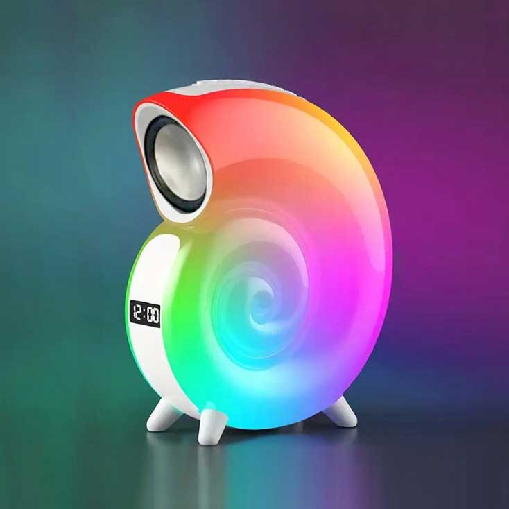 Bluetooth zvučnik 5W sa RGB svetlom i budilnikom 6209 - Image 1