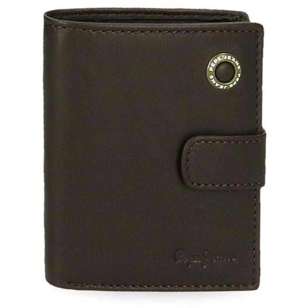 Novčanik od prirodne kože Pepe Jeans Badge brown 73712