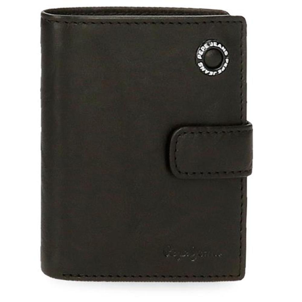 Novčanik od prirodne kože Pepe Jeans Badge black 73712