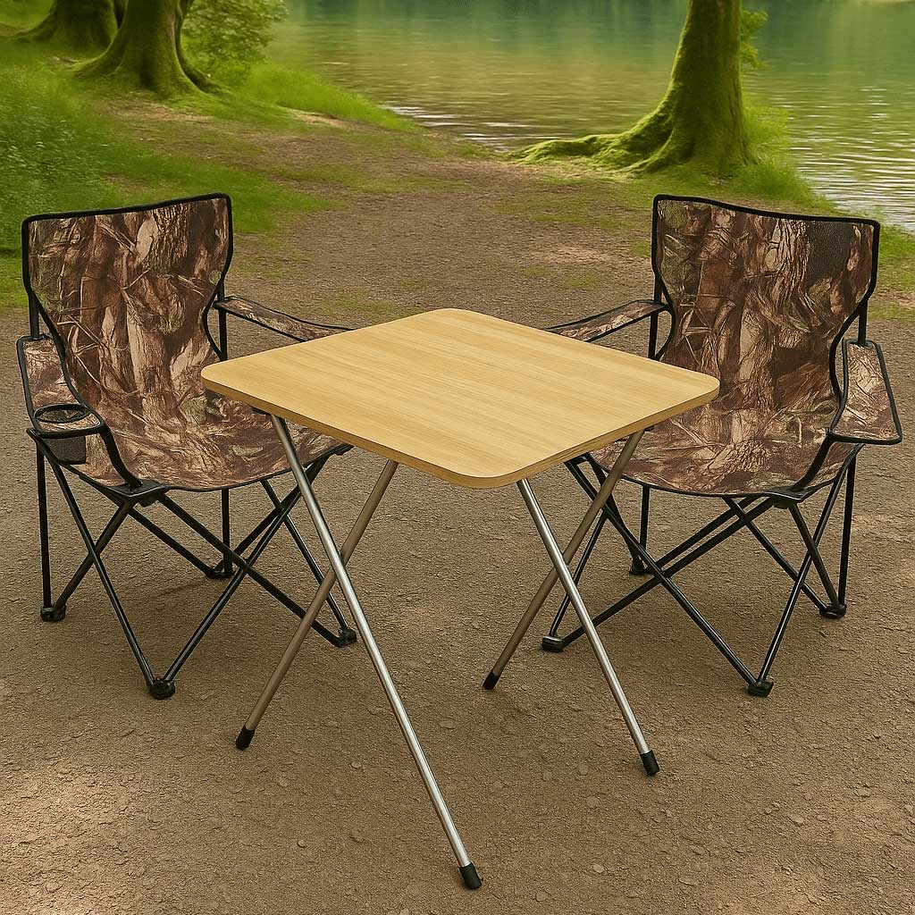 Sklopivi Piknik Set Lenny - 2 Stolice i Sto 