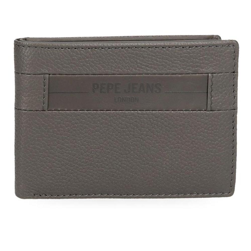 Muški kožni novčanik na preklop PJL Checkbox grey 78831