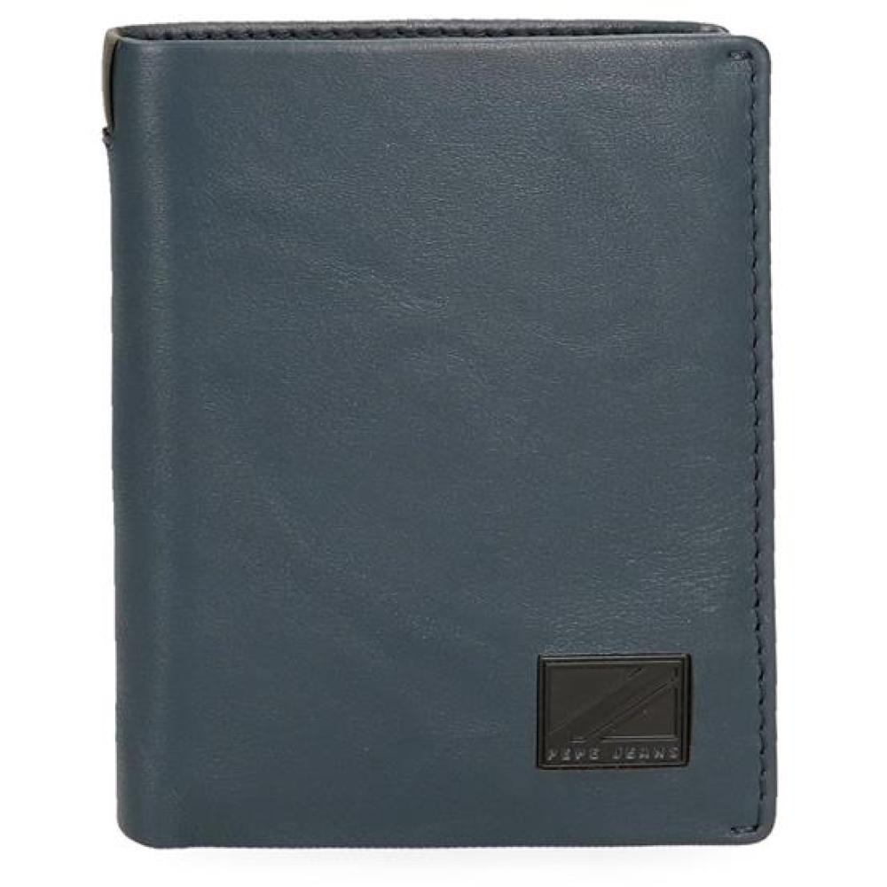 Kožni novčanik na preklop 10cm PJL Marshal blue 78711