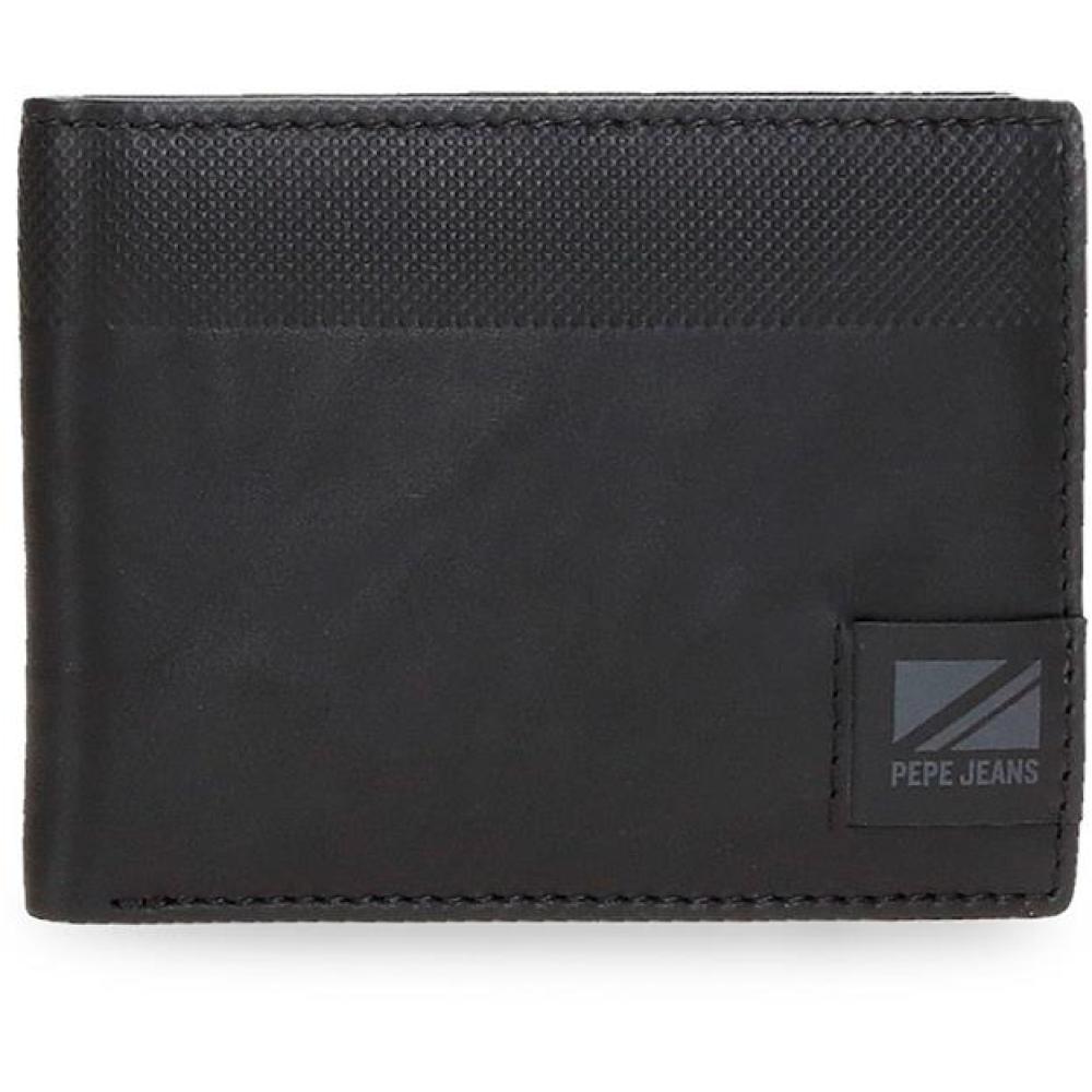 Kožni novčanik na preklop Pepe Jeans Topper black 78571