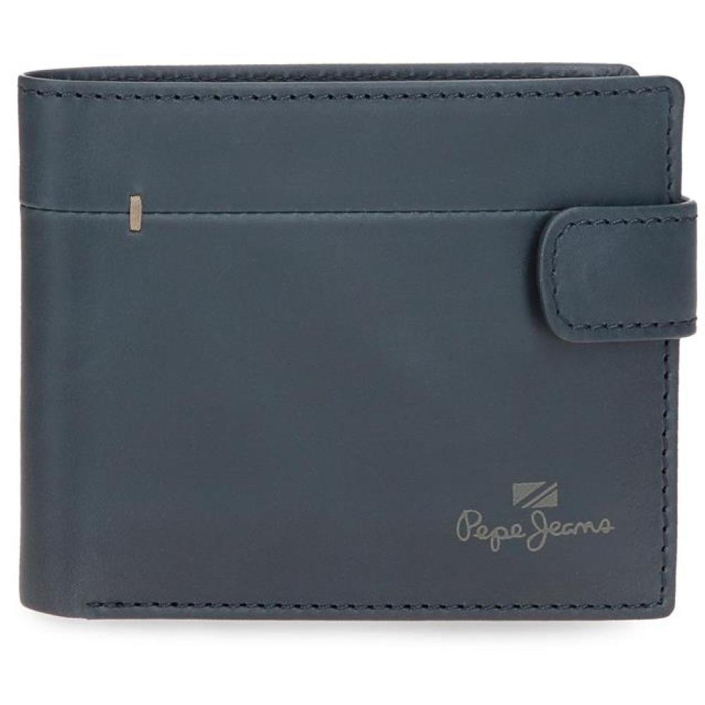 Muški novčanik od prirodne kože PJL Staple navy 78433