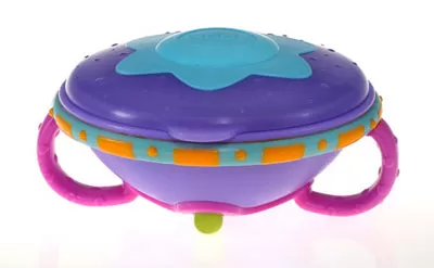 Nuby Wacky činija sa drškama i poklopcem ljubičasta N-5207