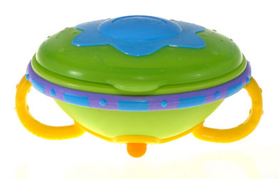 Nuby Wacky činija sa drškama i poklopcem zelena N-5207