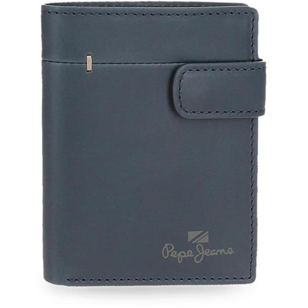 Muški novčanik od prirodne kože PJL Staple navy 78412
