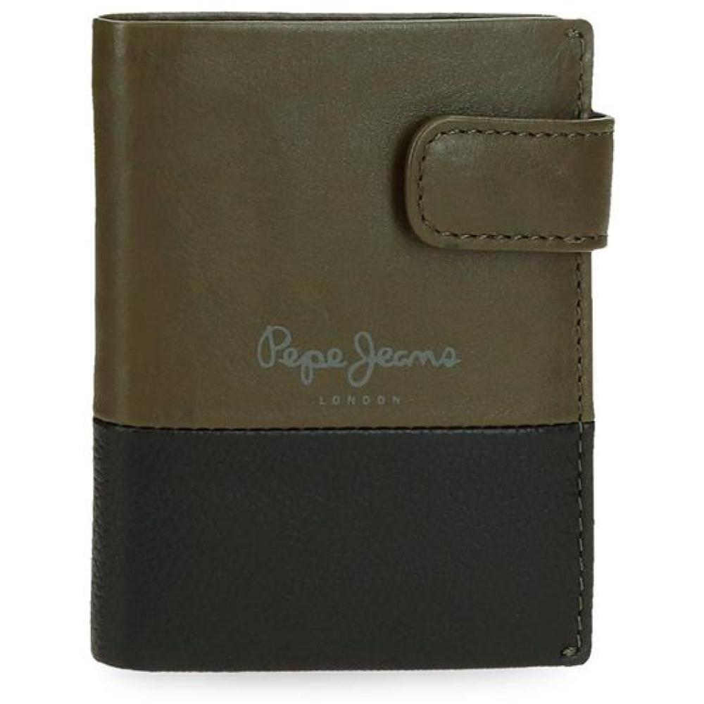 Kožni novčanik za muškarce Pepe Jeans Dual green 78312