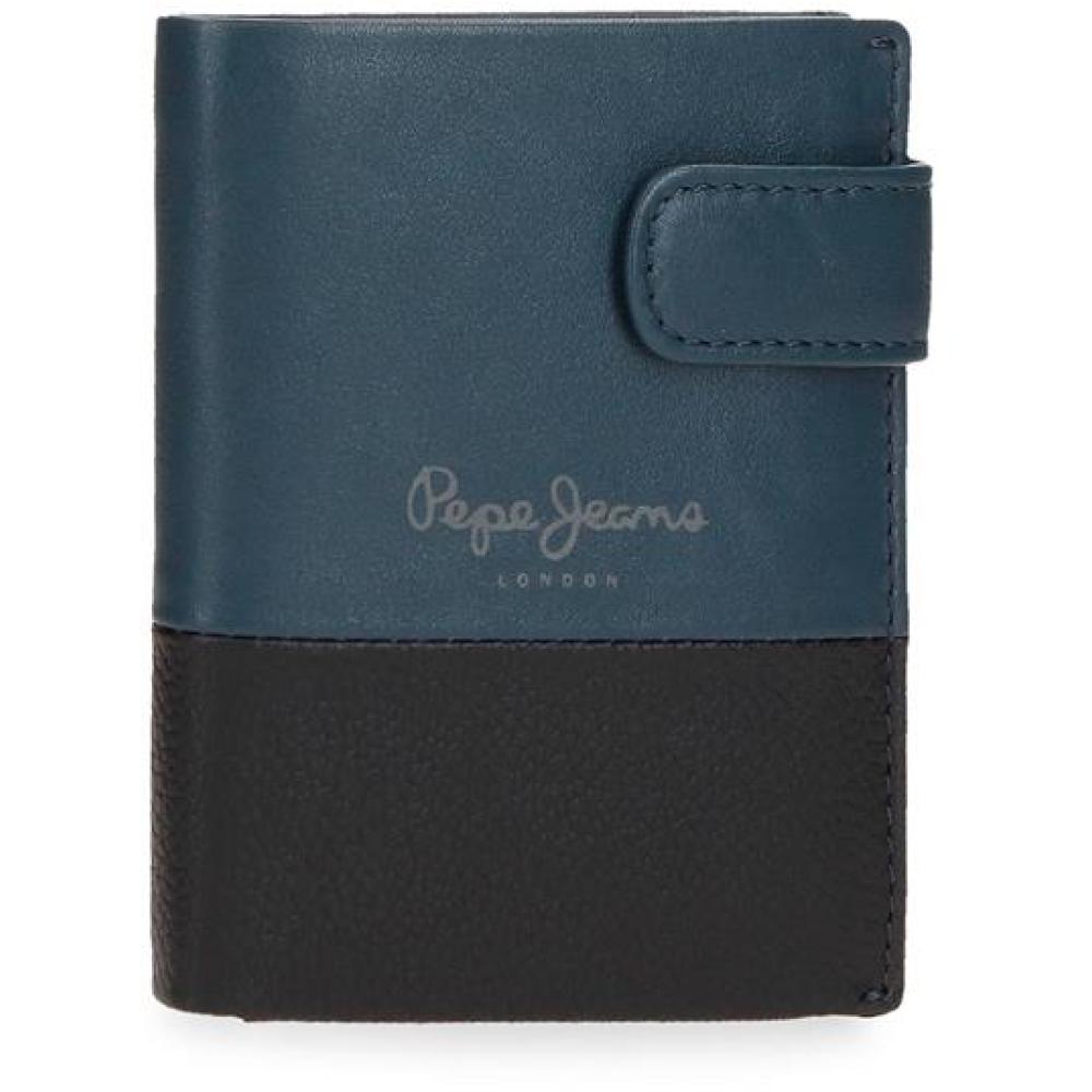 Kožni novčanik za muškarce Pepe Jeans Dual blue 78312