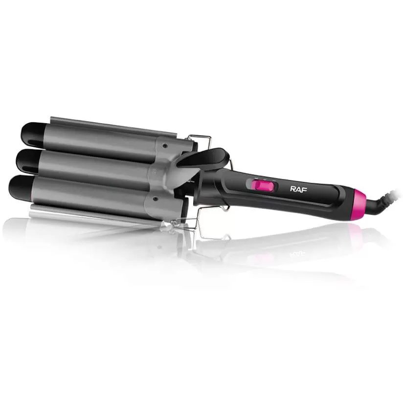 Stajler za kosu sa trostrukim keramičkim uvijačem 97W RAF R.481B