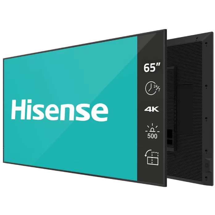 HISENSE 65 inča 65DM66D 4K UHD 500 nita Digital Signage Display - 24/7 Operation