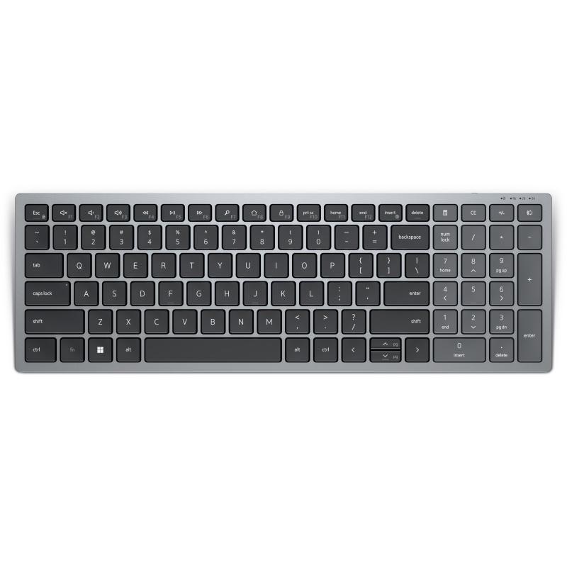 DELL KB740 Pro Plus Compact Multi-device US wireless tastatura siva