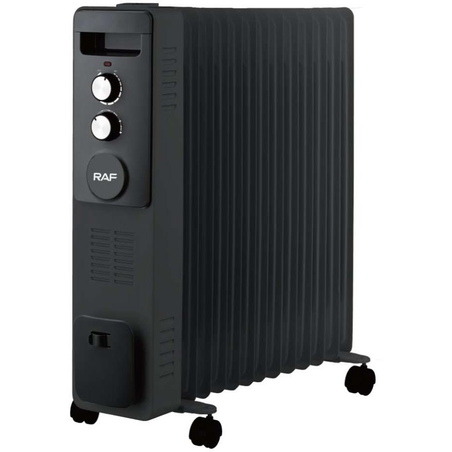 Raf R.1338b Uljni Radijator Sa Ventilatorom 13 Rebara Crni 2900w