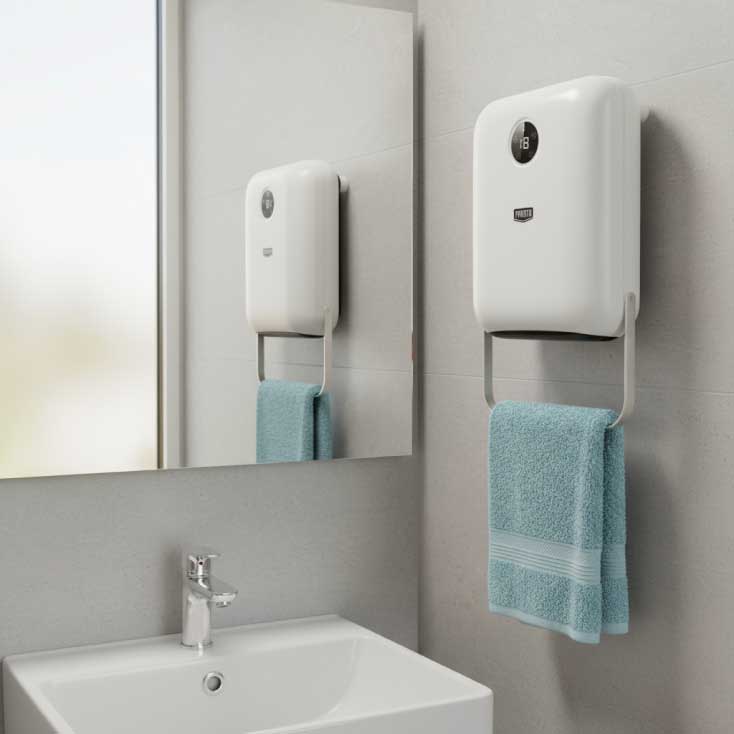 Zidna grejalica za kupatilo sa držačem peškira Prosto FKF2023