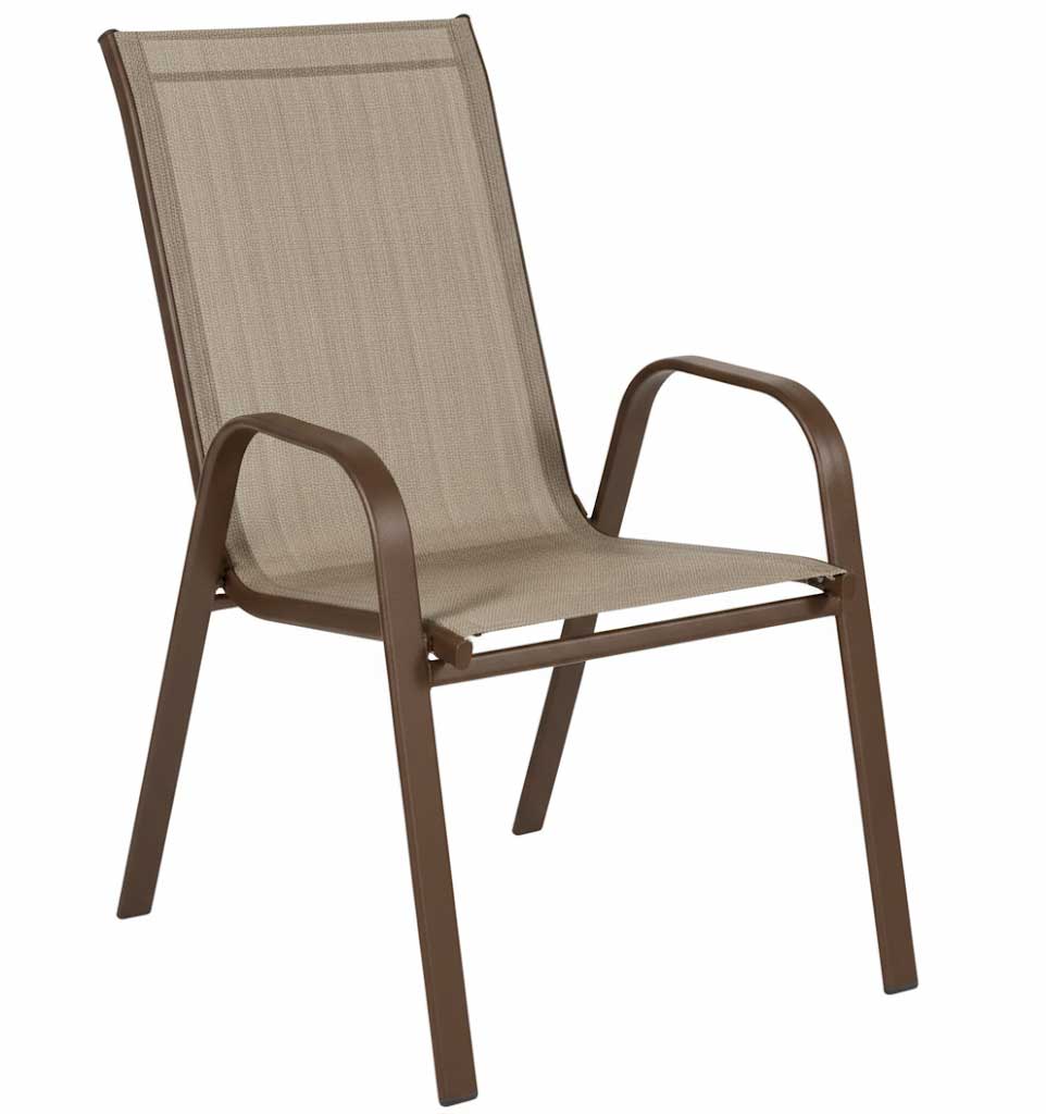 Stolica Koko Braon Metal Tekstilen - Image 1