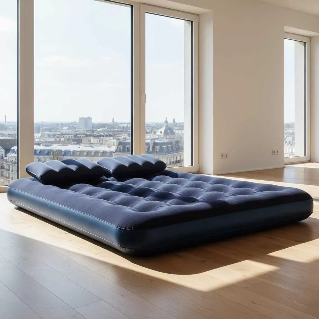 Bračni Krevet Na Naduvavanje sa 2 Jastuka