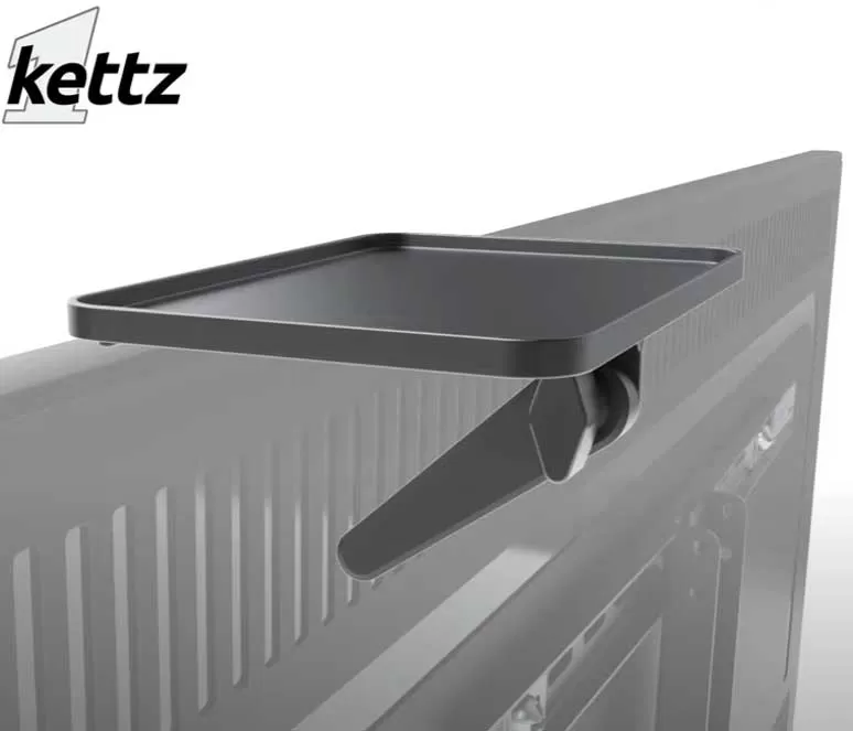 Montažna polica za dodatke na TV-u ili monitoru 18cm Kettz NAV-K91