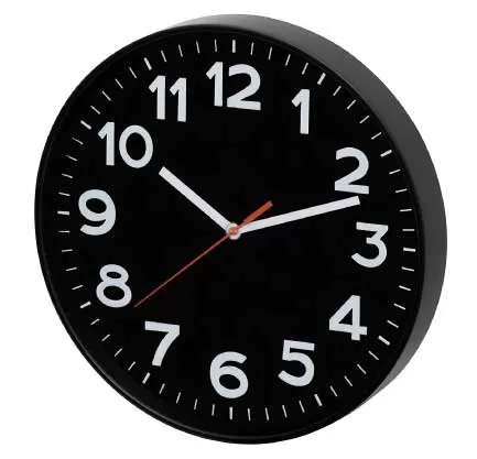 Analogni zidni sat 25cm Home AWC250BK