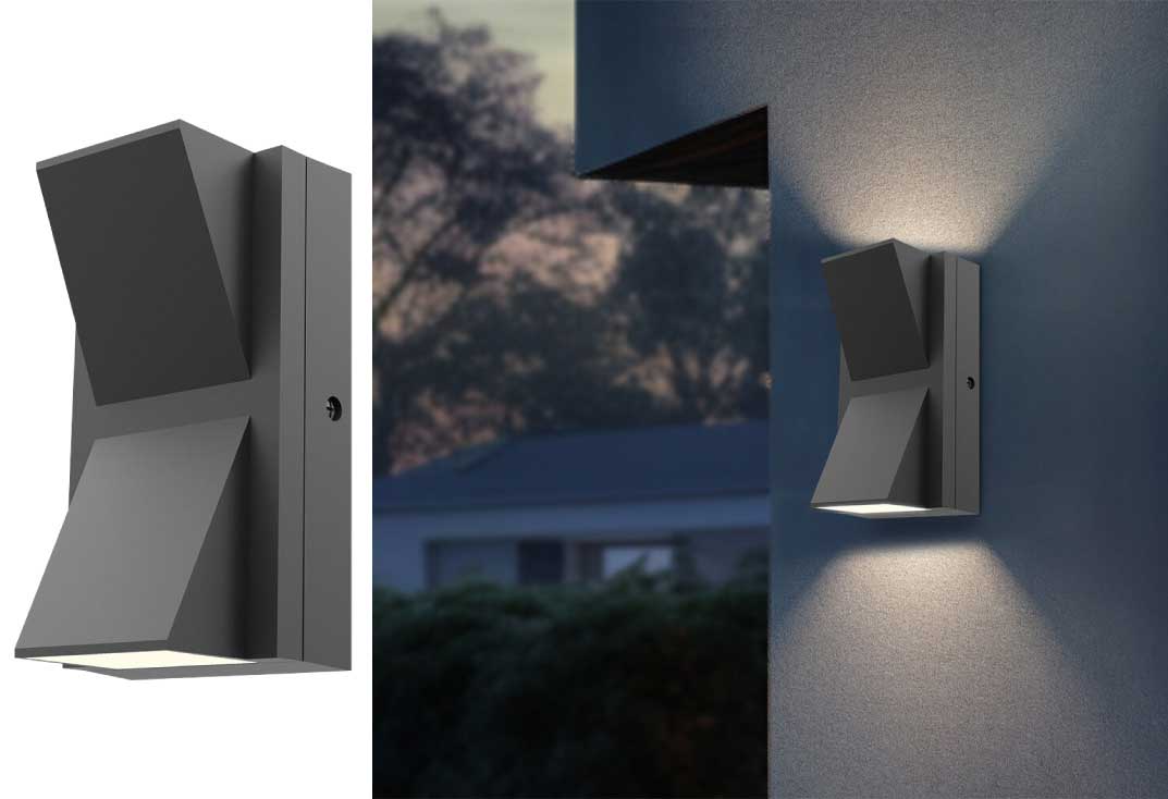 Zidna LED lampa sa promenljivom bojom svetla 2x6W Braytron BG38-02782