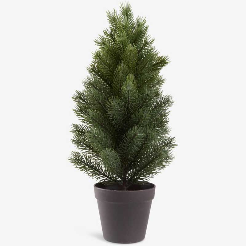 Novogodišnja stona jelka u saksiji V48cm