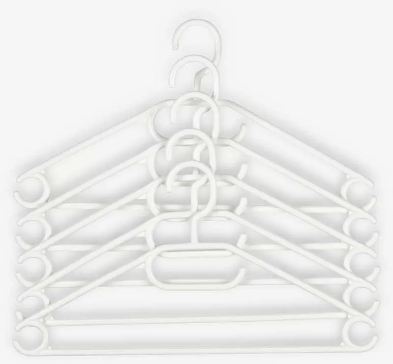 Set 5 Ofingera bele boje PP 3-GO