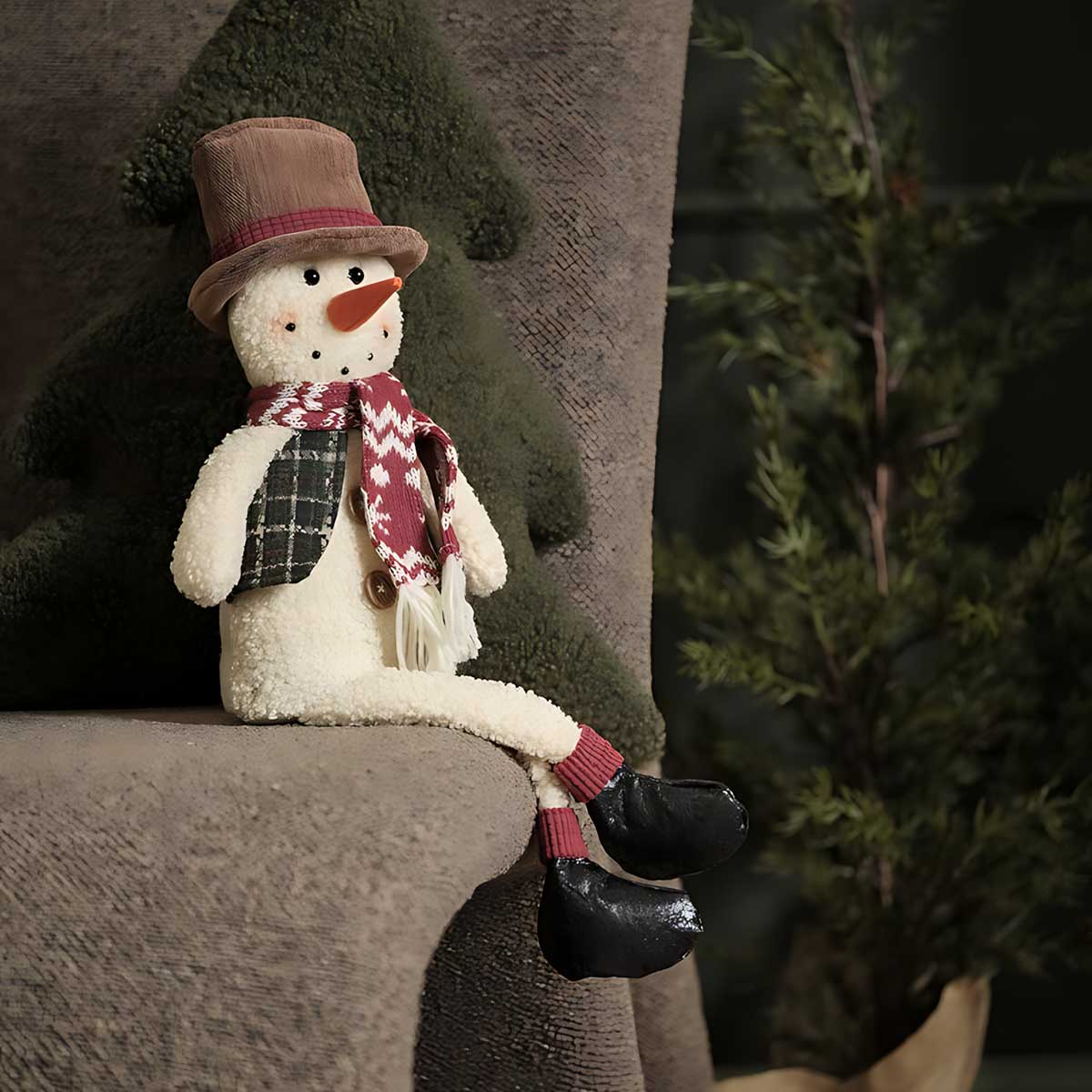 Sneško koji Sedi - Božićna Dekoracija visine 45 cm - Image 1