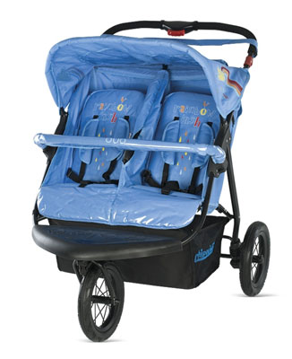 Chipolino Kolica za blizance Duo blue