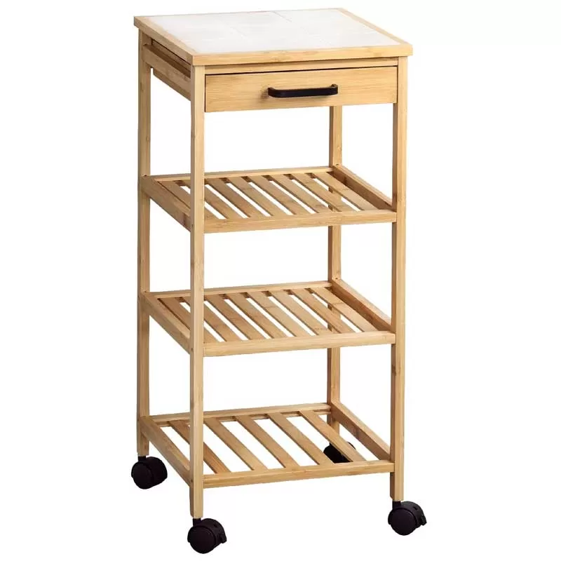 Polica sa točkićima 34x34x73cm Kesper KSP25774