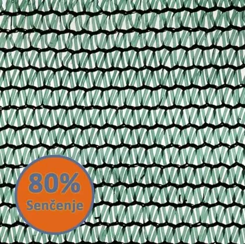 Mreža za zasenu 2x10m 80%