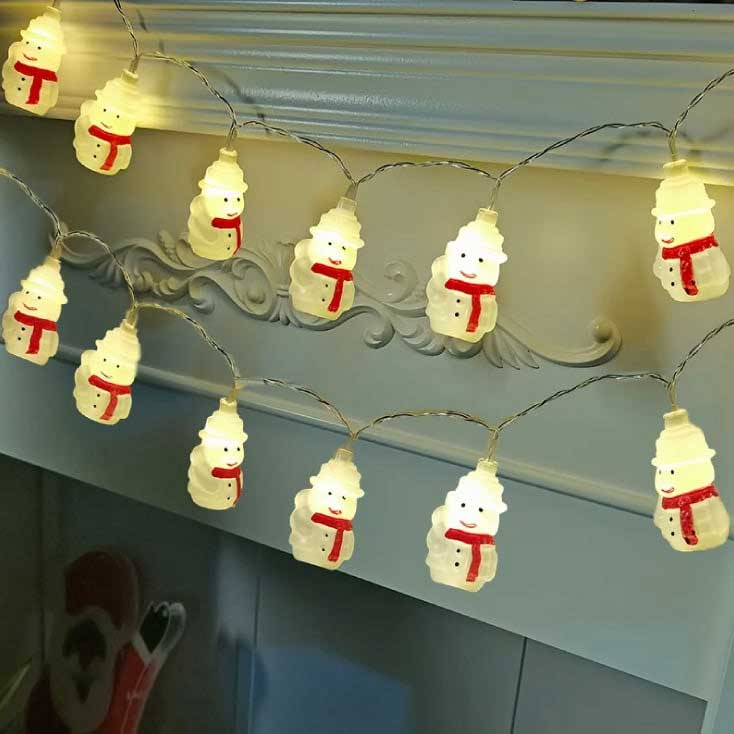 LED Svetleći niz na baterije Sneško Belić 1.35m