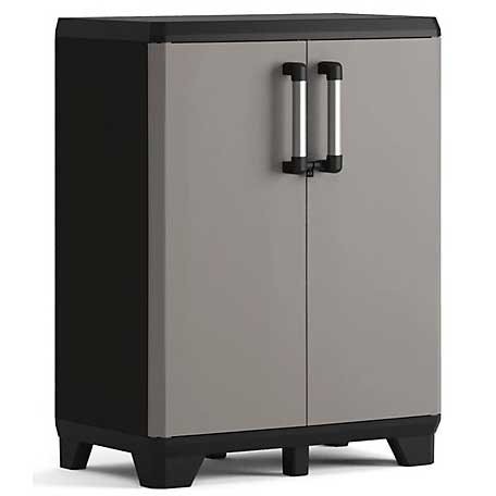 Dvokrilni ormrić sa dve police Za terasu ili baštu Keter Pro Low