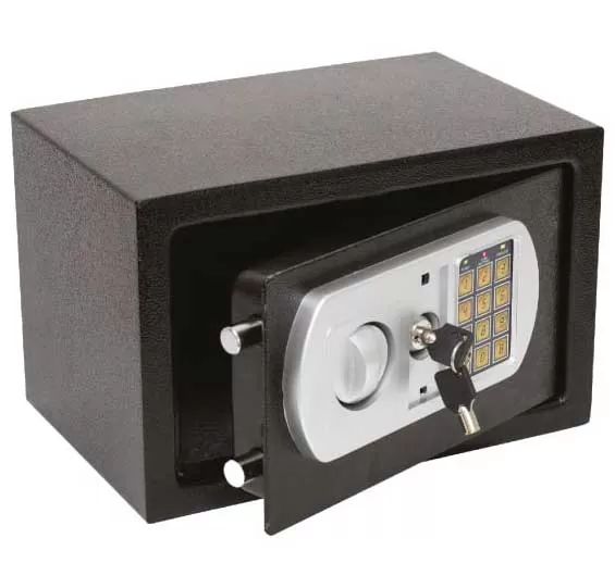 Mini digitalni sef sa ključem 31x20x20cm