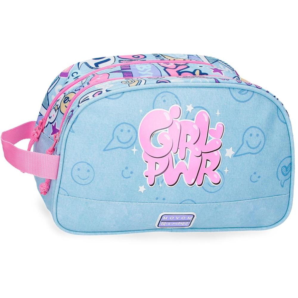 Kozmetički neseser sa 2 pregrade Movom Girl Power 30744