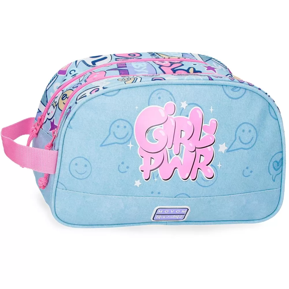 Kozmetički neseser sa 2 pregrade Movom Girl Power 30744